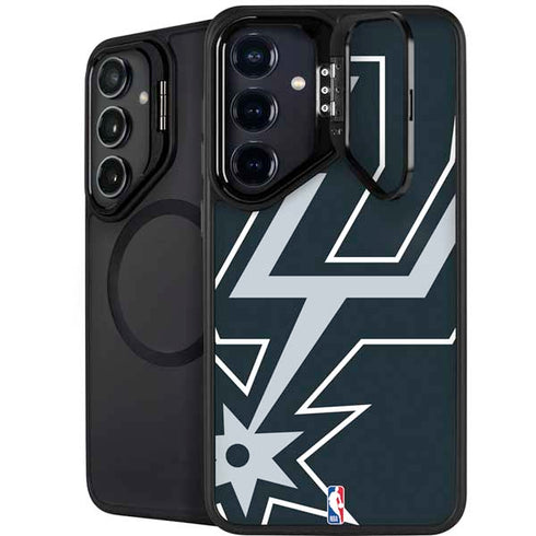 NBA San Antonio Spurs Large Logo Galaxy S24 FE Kickstand Case